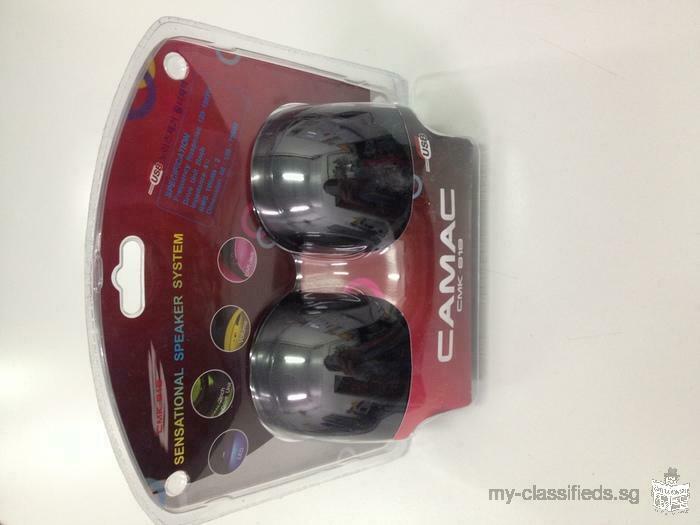 CAMAC CMK-818 Pink USB Double Power Portable Mini Speakers For Desktop & Laptop