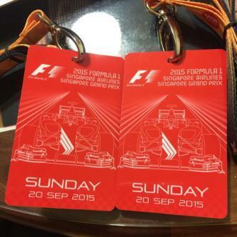 F1 BAY GRANDSTAND TICKET SUNDAY, 21SEPT, BON JOVI