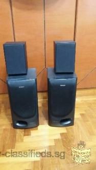 SONY Base Relfex 3 way passive speaker INCL surround speaker