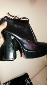 PLATFORM HEELS BOOTS SIZE 12