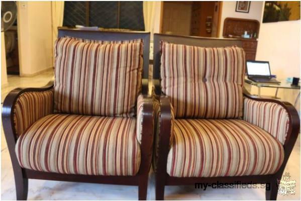 Sofa set for sale (Rosewood)