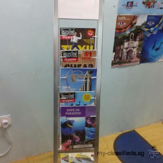 Brand New magazine stand for sale