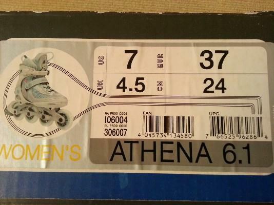 Hardly used K2 Women Inline Skates Athena for sale