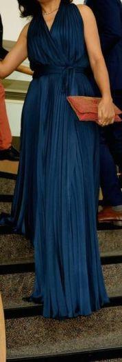 Full length wrap dress in Diane Von Furstenberg's style