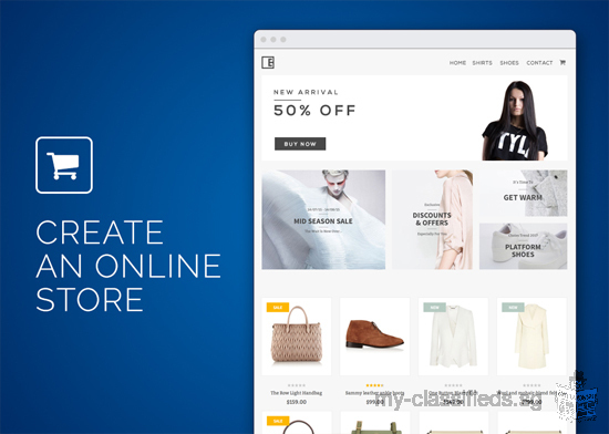 Create an Ecommerce Website Web Design Online Store Shopping Cart SEO Friendly (direct Developer)