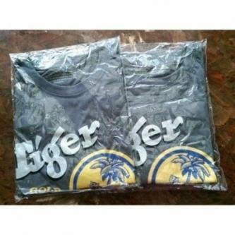 2 pcs of brand new tiger beer T-shirts for sale
