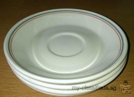 4 pcs of saucers (from Steelite International England) for sale