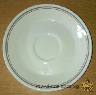 4 pcs of saucers (from Steelite International England) for sale