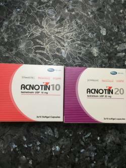 Acnotin 10mg and 20mg to cure all acne