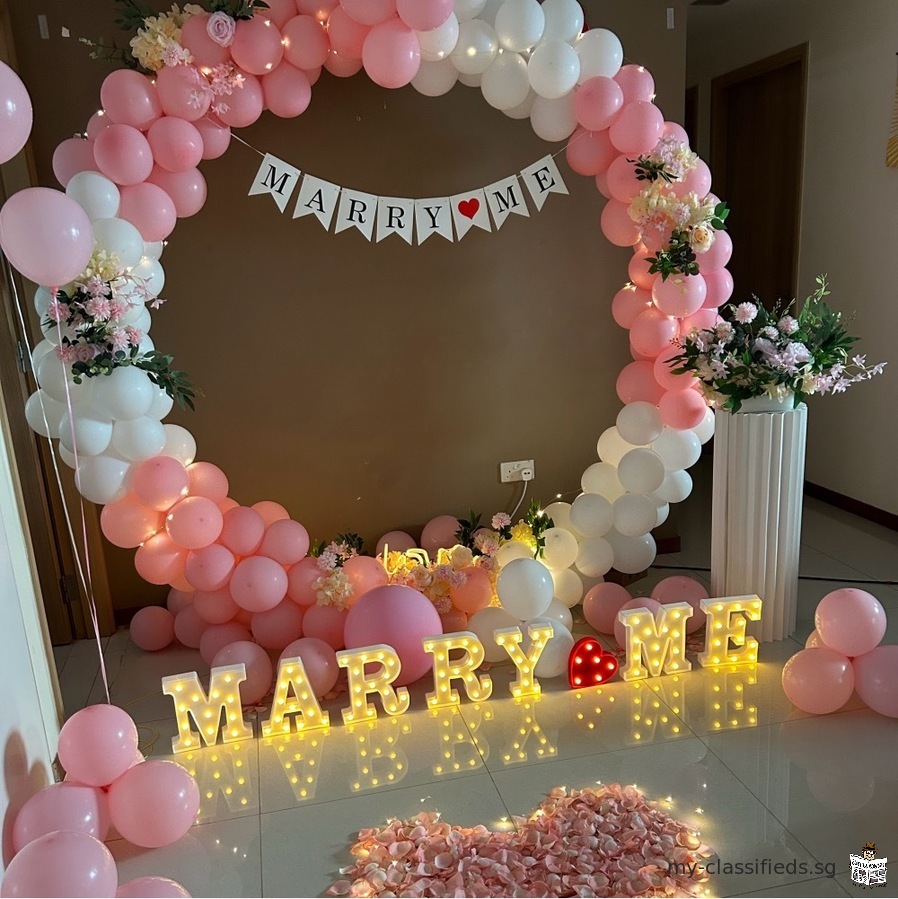 Balloon Decoration Singapore by Wingding Event Styling