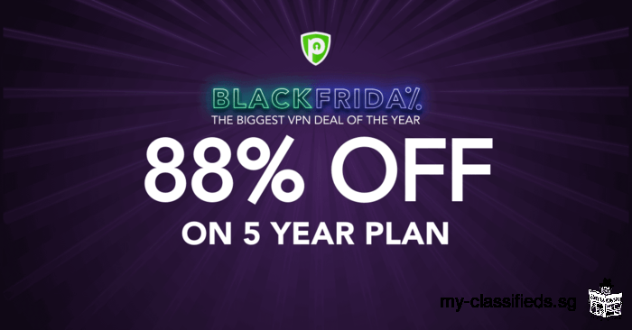 Black Friday PureVPN Deal: 60 Months for only $1.32/mo