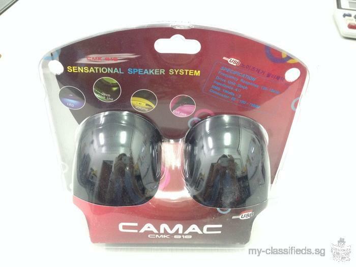 CAMAC CMK-818 Pink USB Double Power Portable Mini Speakers For Desktop & Laptop