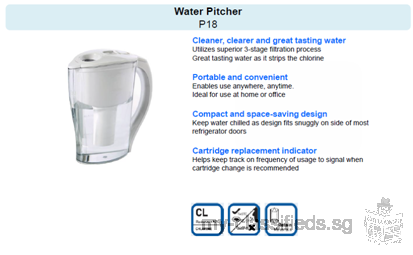 Hyflux P18 Filtered Water Pitcher for Sale
