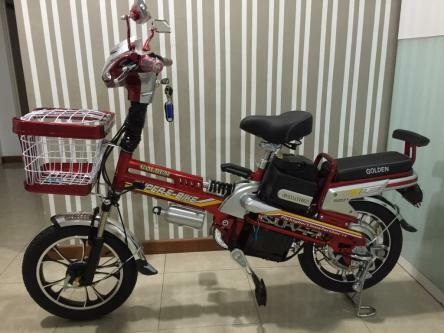 SUV7 modern electric bike - red color
