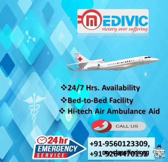 Spectacular ICU Air Ambulance Services in Allahabad by Medivic