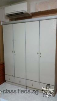 Used Wardrobe and 5 Drawer Cabinet For Sale